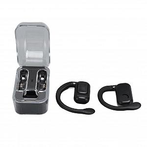 Наушники-переводчики Annadue, 144 языка, 3 режима, двухсторонний перевод в реальном времени, ушной крючок, голосовой перевод для деловых поездок и обучения (Черный) - Фото 1