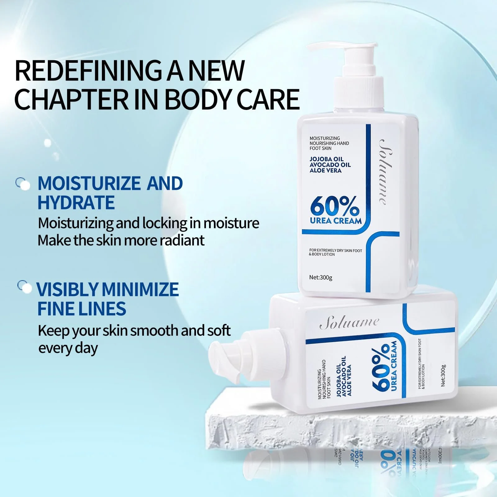 Лосьон для тела и крем для ног Urea 60% + Salicylic Acid 2% Набор, фото №6