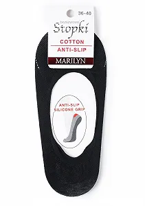 Жіночі шкарпетки з бавовни MARILYN Invisible Trainer 36-40 synthetic.ua - Фото 1