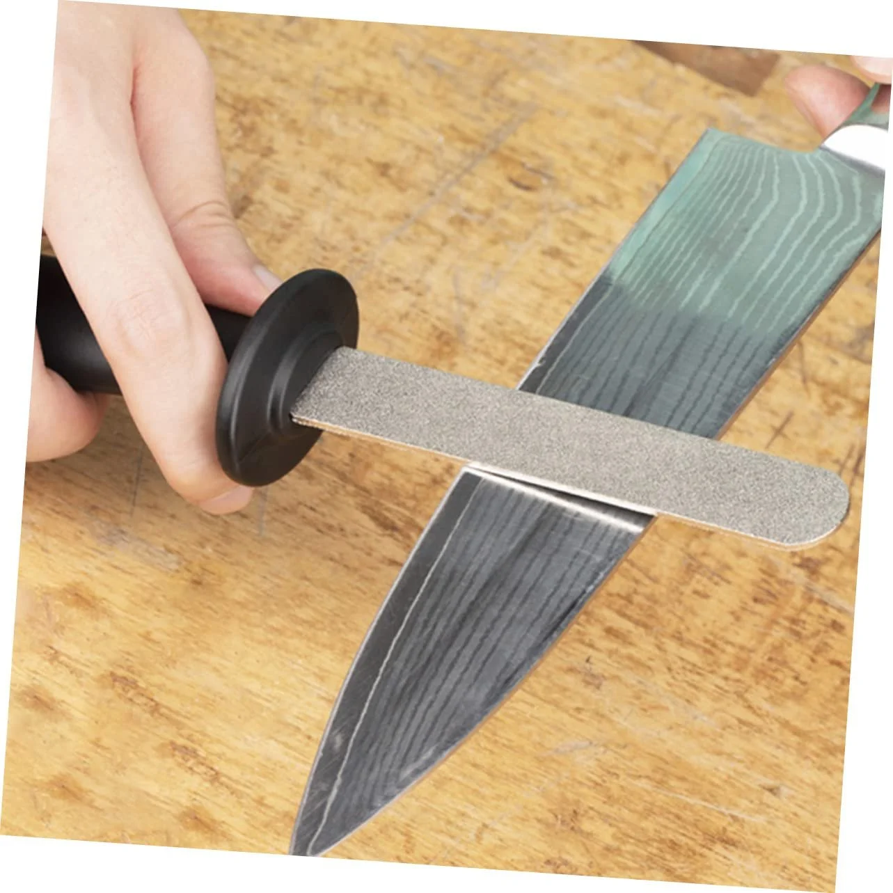 Мусат для заточування ножів ручний ергономічна ручка зносостійкий, фото №2