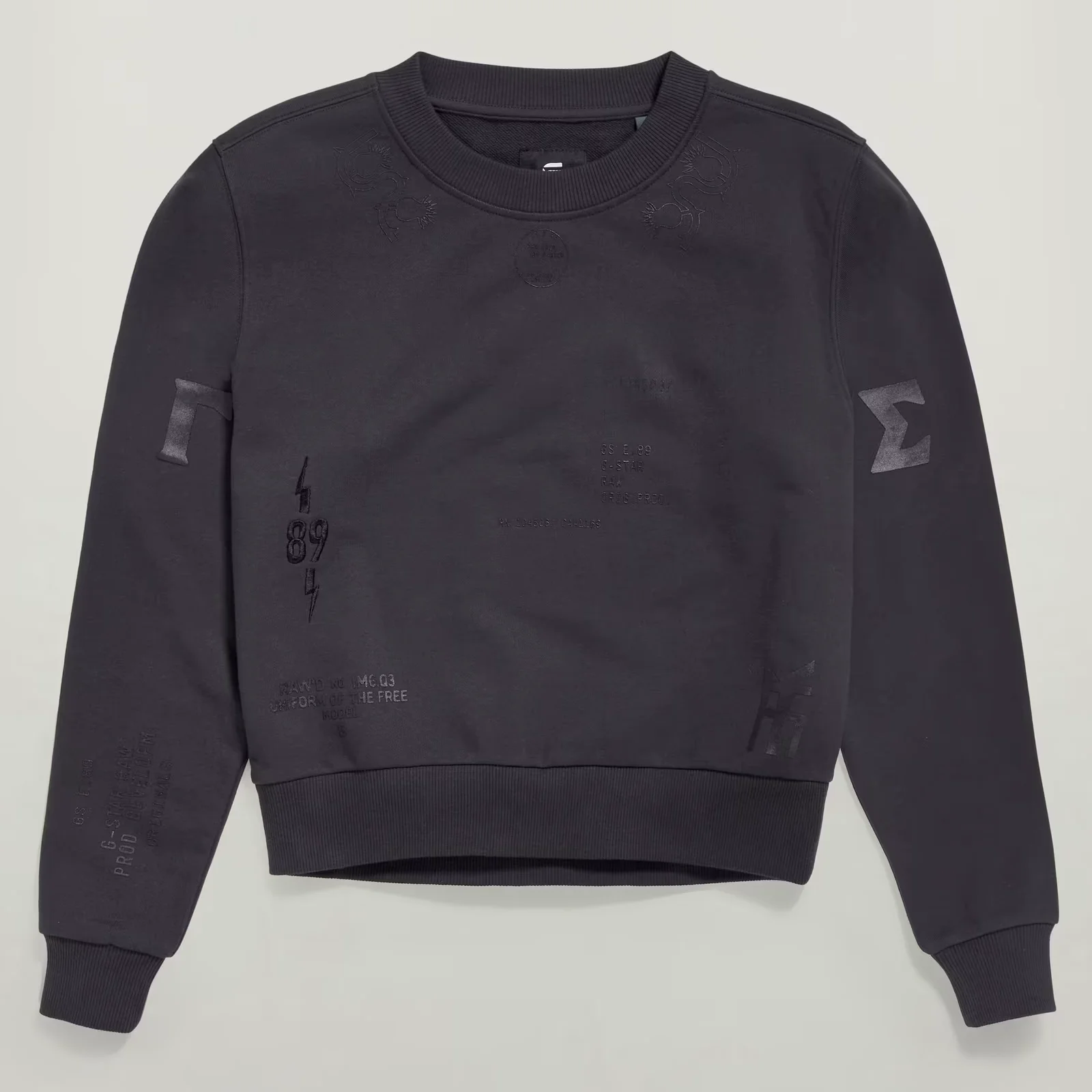 Женский свитер G-Star RAW Multi Graphic Cropped Loose Sw - S, фото №4 Женский свитер G-Star RAW Multi Graphic Cropped Loose Sw - S, фото №4