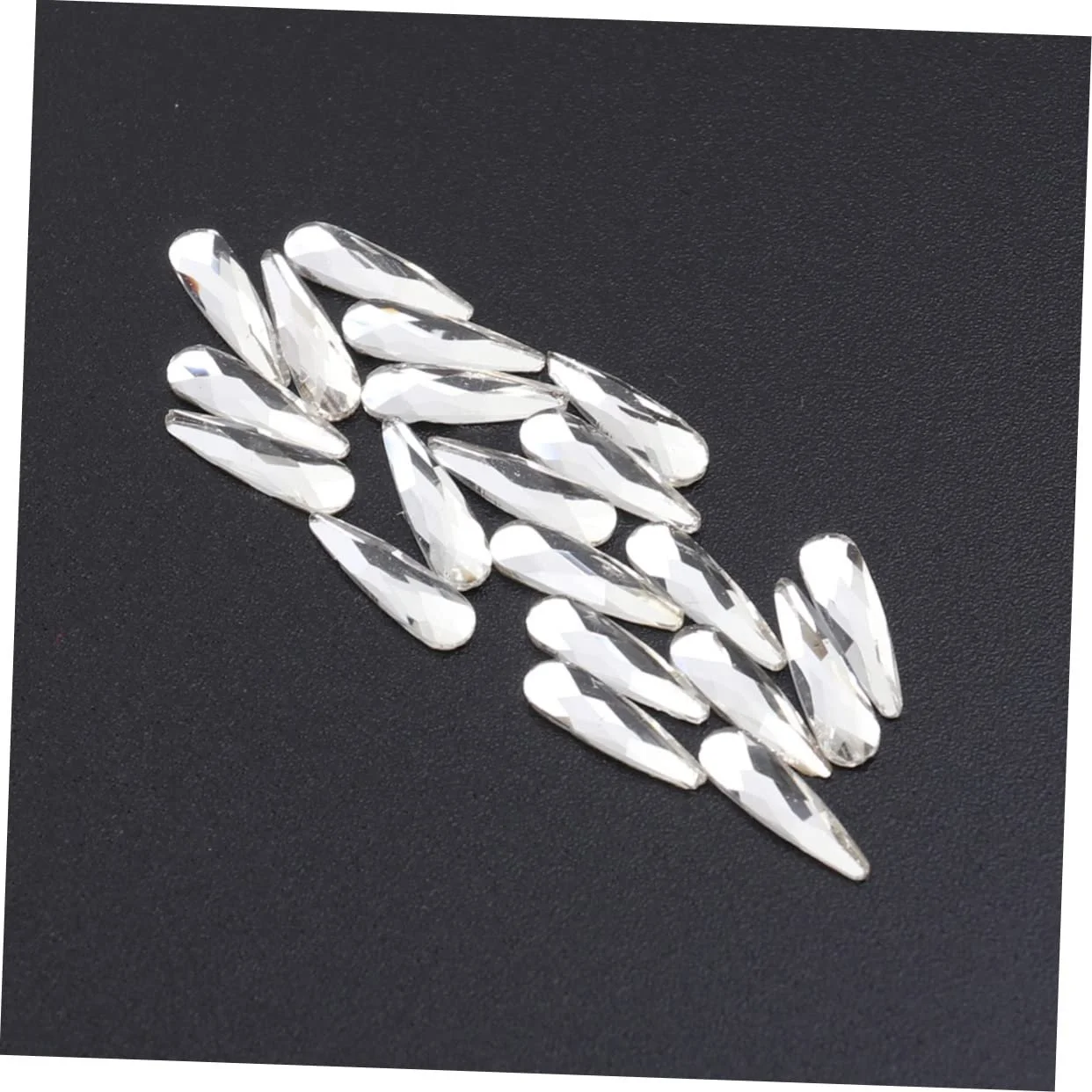 Украшение для ногтей Healeved, 20 шт., плоские стразы для ногтей, разные формы, ювелирные изделия для ногтей, кристаллы AB, стразы для ногтей, наклейки, драгоценные камни, белый цвет, фото №4