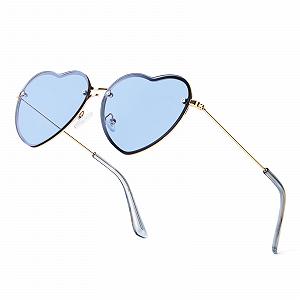 Сонцезахисні окуляри Серце PARTY GO Fashion Rimless UV400 - Фото 1