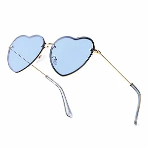 Сонцезахисні окуляри Серце PARTY GO Fashion Rimless UV400 - Фото 1