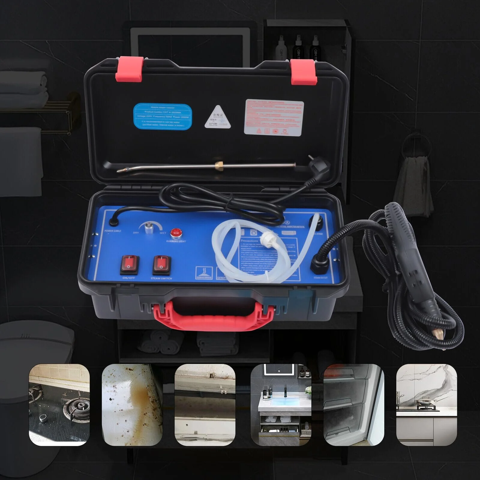 Пароочисник 3000W 220V, фото №2