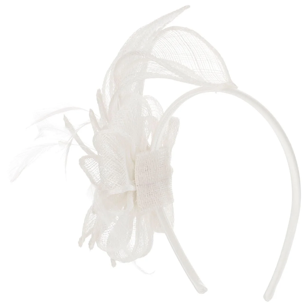 Обруч Seeberger Vanola Sinamay Fascinator, Білий, фото №4 Обруч Seeberger Vanola Sinamay Fascinator, Білий, фото №4
