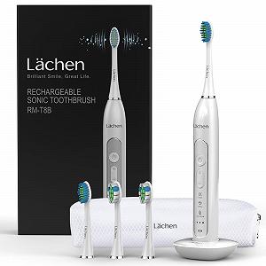 Електрична звукова зубна щітка Lächen RM-T8B Таймер 3 режими Білий - Фото 1