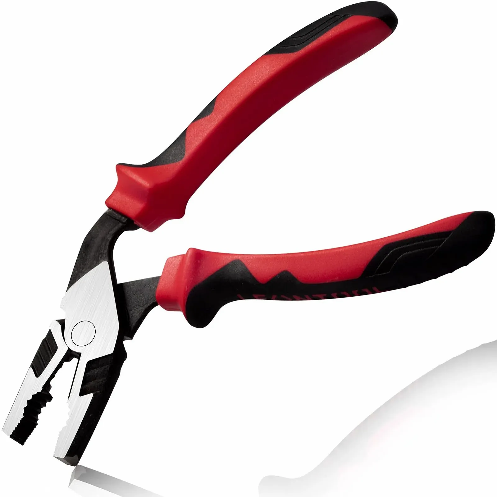 Плоскогубцы комбинированные LEONTOOL усиленные 7" с угловой головкой, резаком для проволоки и винтовыми плоскогубцами, фото №1 Плоскогубцы комбинированные LEONTOOL усиленные 7" с угловой головкой, резаком для проволоки и винтовыми плоскогубцами, фото №1