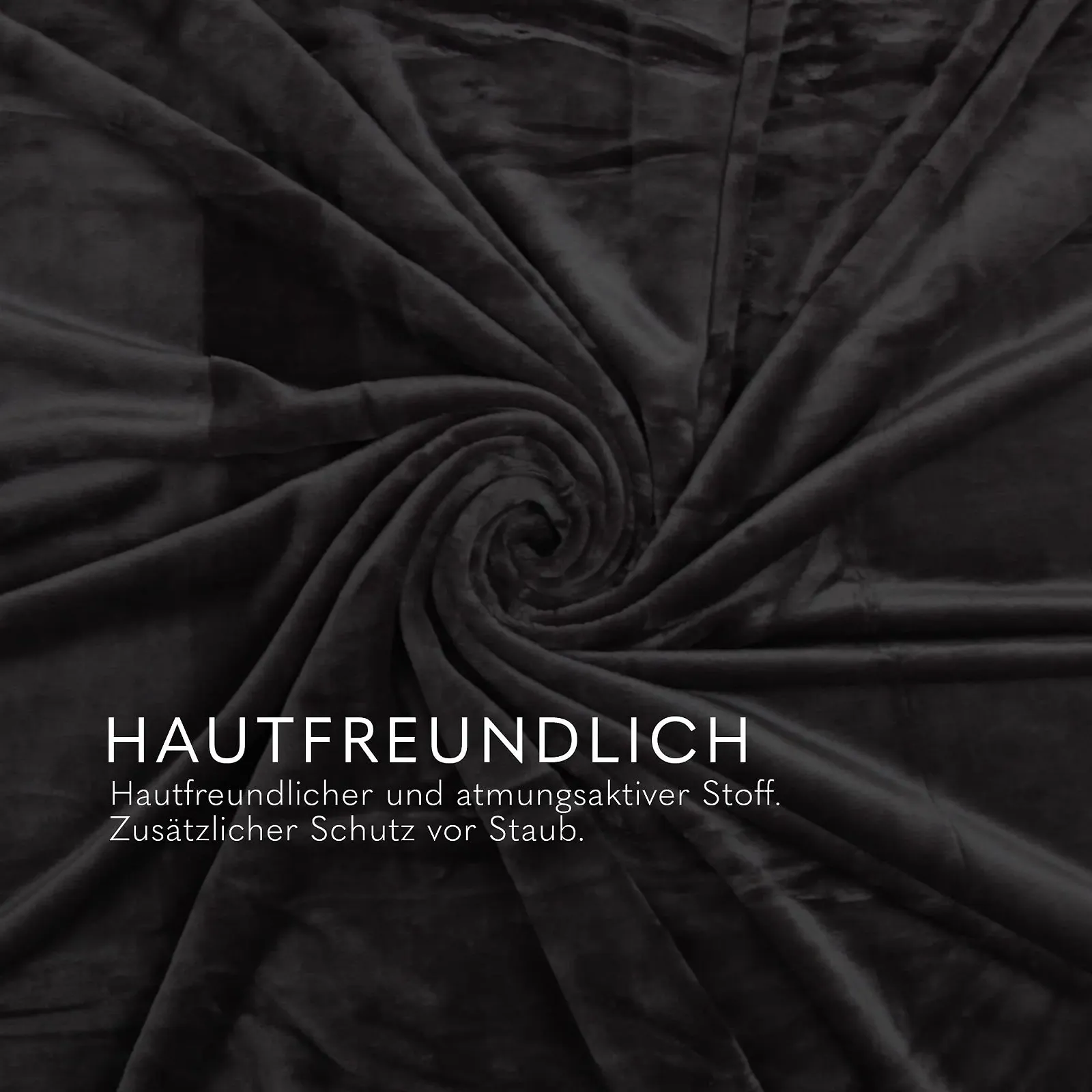 Покривало Bestlivings Mirabella Пухнаста 150 x 200 см Антрацит, фото №6