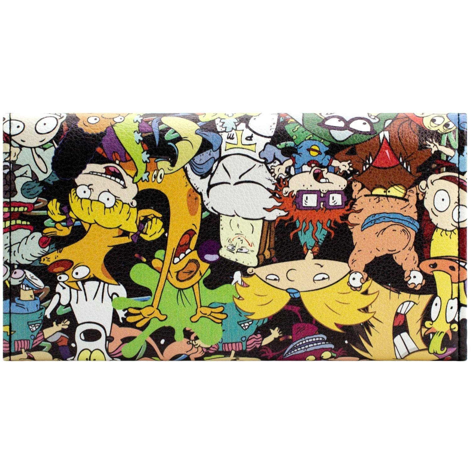 Кошелек Tri-Fold Animation Hey Arnold, Rugrats Real Monsters! Cartoon Montage, Multi-Colour, разноцветный, фото №4