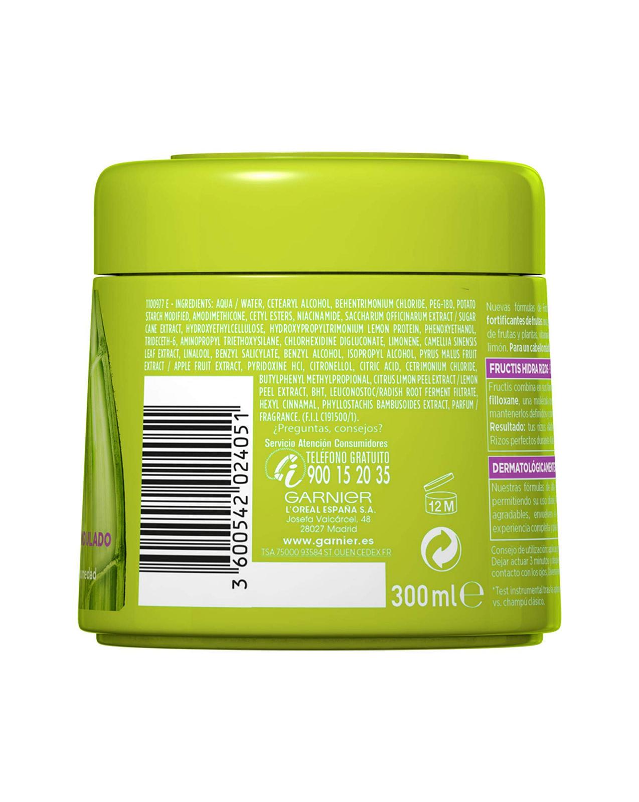 Шампунь Garnier Fructis Hydro Curls Маска, Hidrarizos 300 мл, фото №3