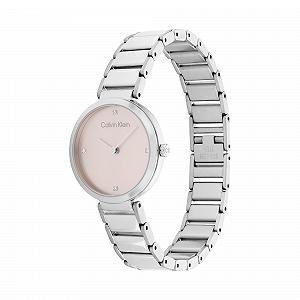 Аналоговий кварцовий годинник Calvin Klein Колекція Minimalistic T BAR з браслетом з нержавіючої сталі synthetic.ua - Фото 1