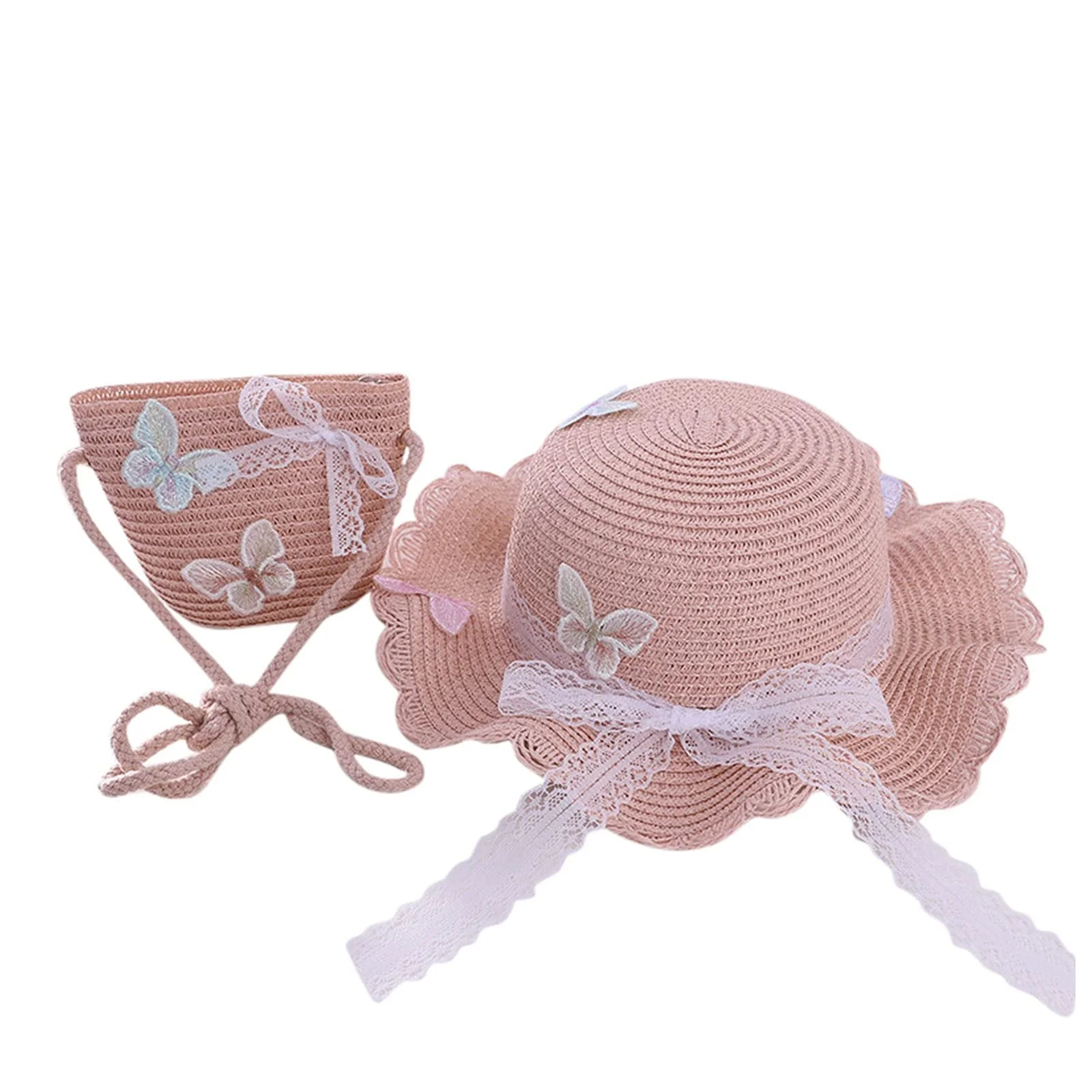 Панама з сумкою Дитяча UPF 50+ з широкими полями Cartoon, фото №1