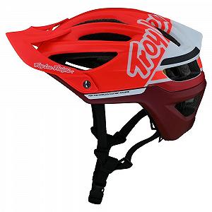 Шлем Troy Lee Designs A2 MIPS Silhouette Red XL/2X - Фото 1