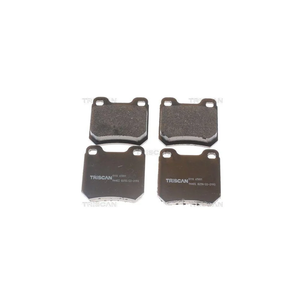 Комплект тормозных колодок, дисковый тормоз TRISCAN 8110 65001 для SAAB, задний мост, фото №1 Комплект тормозных колодок, дисковый тормоз TRISCAN 8110 65001 для SAAB, задний мост, фото №1