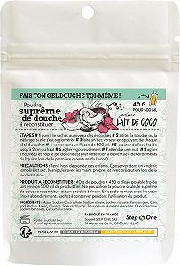 Гель для душа в порошке STEP ONE Coconut Milk 40 г - Фото 1