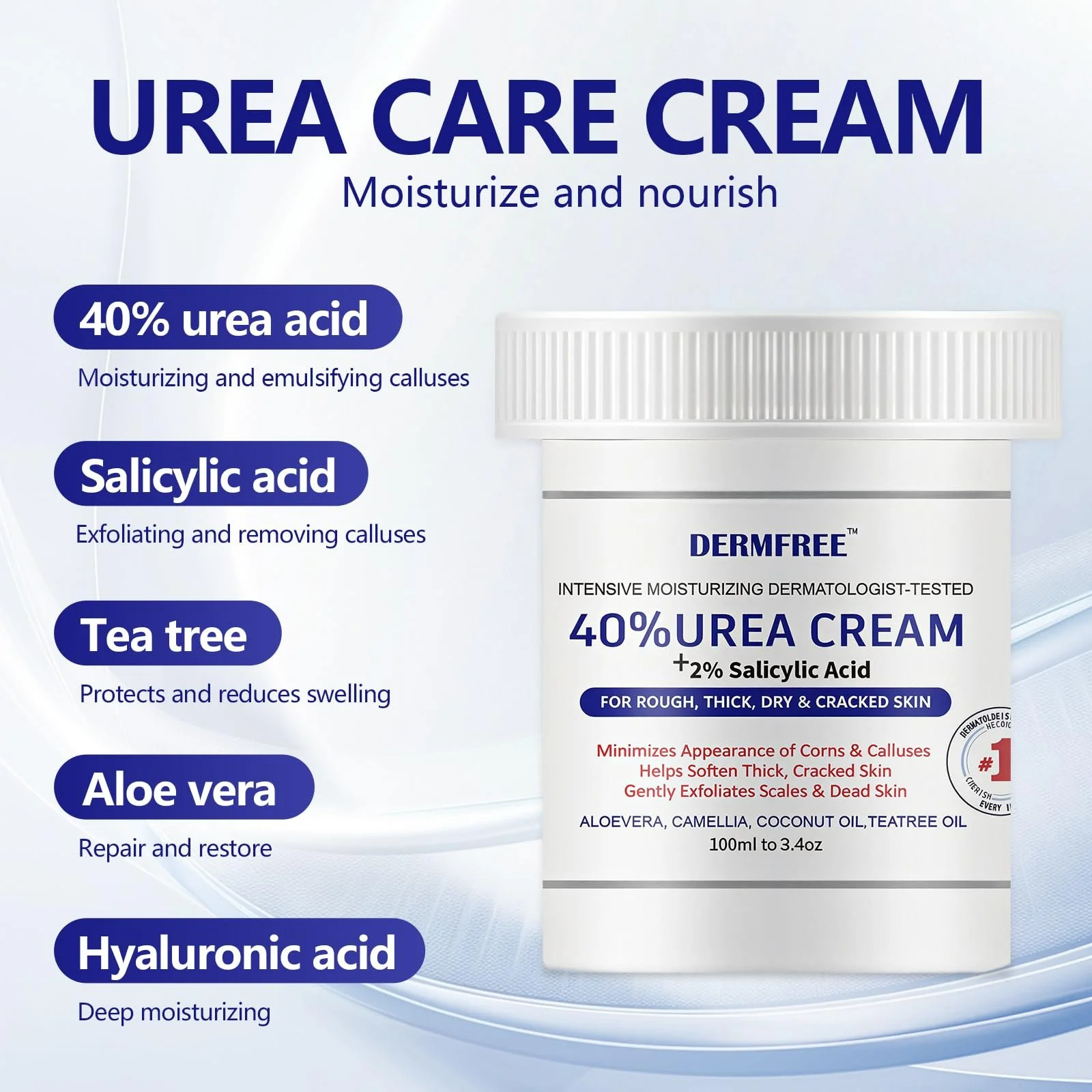 Крем для ухода за ногами Hydrating and Anti-Cracking увлажняющий, против трещин, 100 мл, фото №2 Крем для ухода за ногами Hydrating and Anti-Cracking увлажняющий, против трещин, 100 мл, фото №2