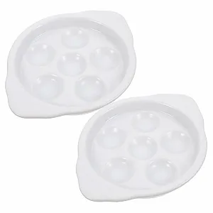 Набор форм для улиток Mobestech 2 шт керамические термостойкие с ручками - Фото 1