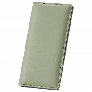 Кошелек GAEKEAO Ultra Thin PU Leather RFID Blocking Credit Card Holder Bifold Long Ladies Wallet Billfold Clutch, Type1 Fruit Green, Casual - Фото 1