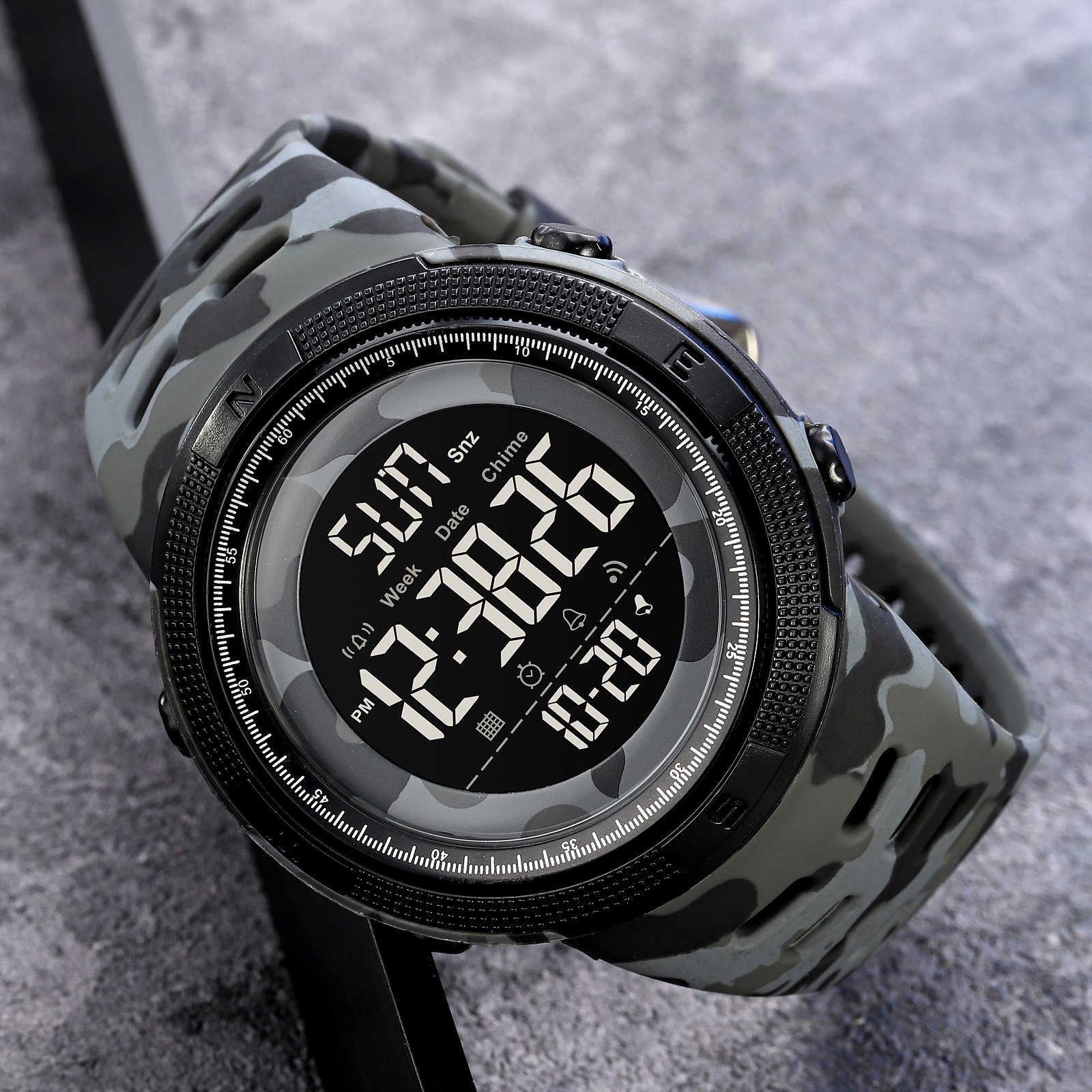 Годинник Skmei 2070 Camo Grey, фото №4