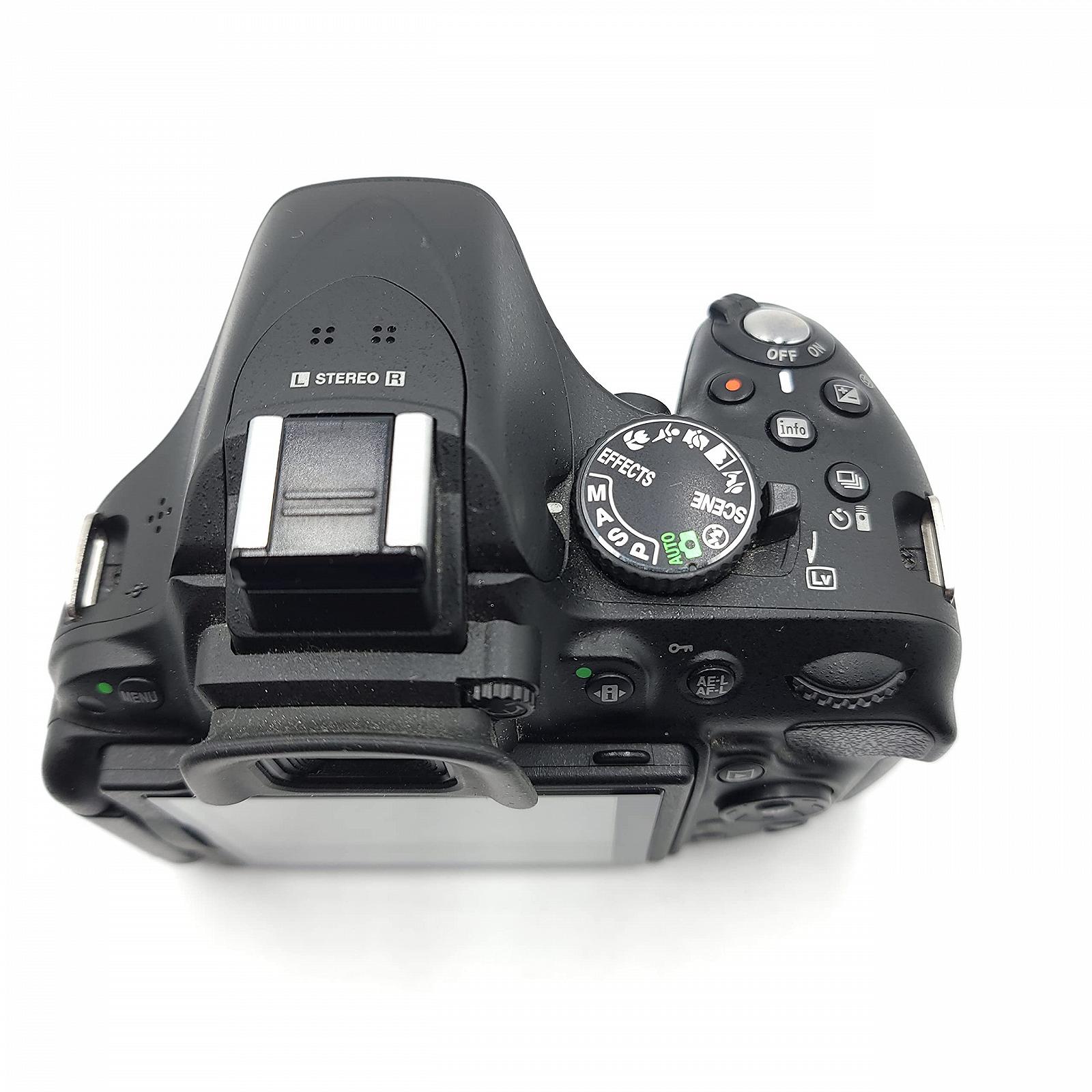 Цифровая зеркальная фотокамера Nikon D5200 (24.1MP) LCD 3 дюйма, черный, фото №2