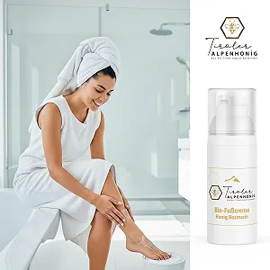 Крем для ног Honey Rosemary Tyrolean Alpine Honey 100 мл synthetic.ua - Фото 1