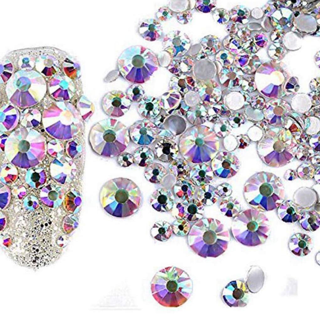 Стрази для нігтів Плоскі Натуральні Штучні 240шт/набір, фото №3