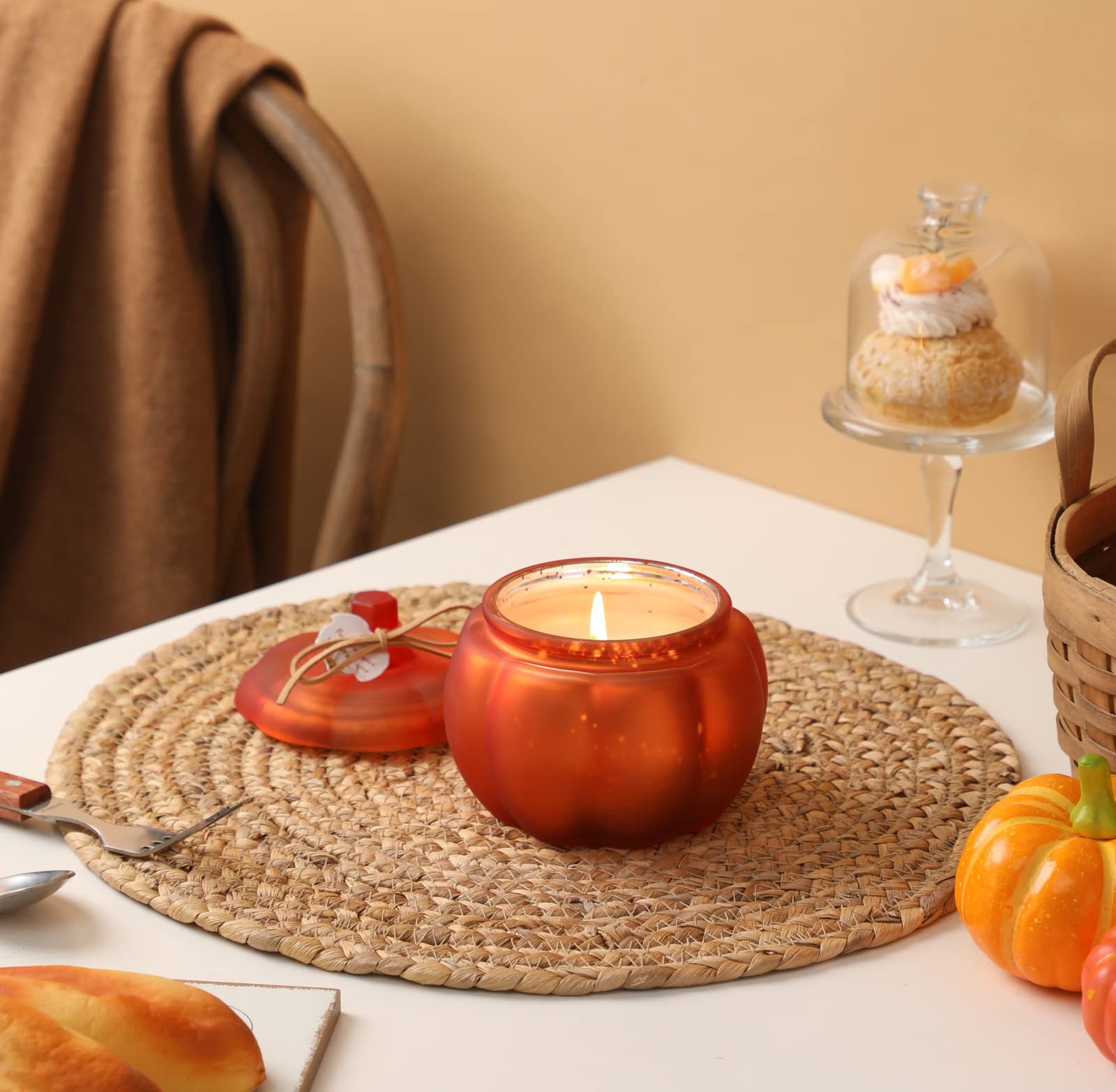 Свеча Pumpkin форма тыквы аромат осень, фото №6 Свеча Pumpkin форма тыквы аромат осень, фото №6