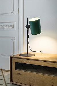 Настільна лампа Faro Barcelona Guadalupe 20033-81 Чорна/Зелена synthetic.ua - Фото 1