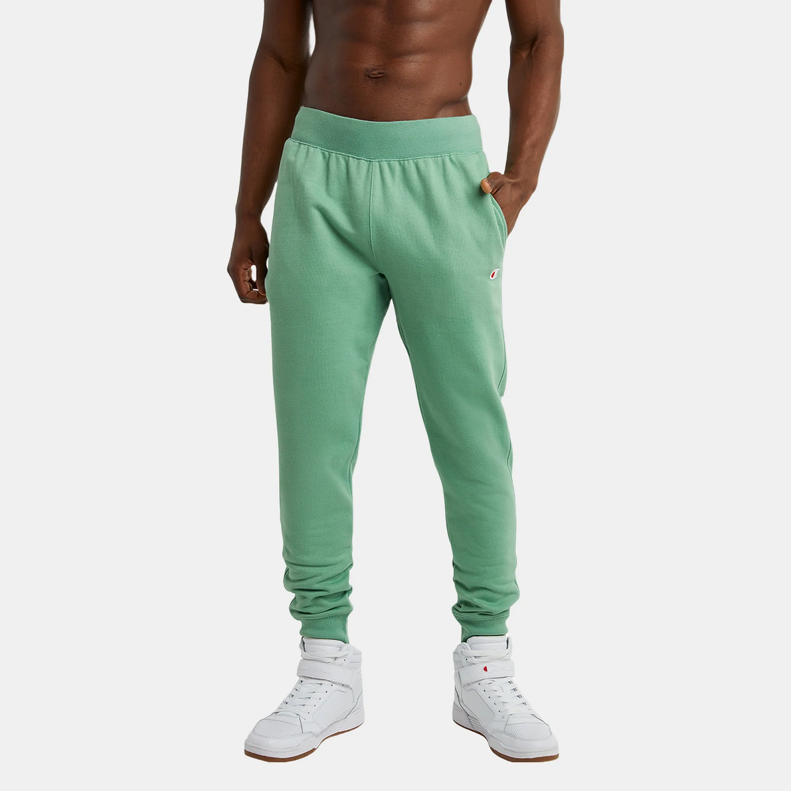 Штаны Champion small logo sweatpants M зеленый, фото №1
