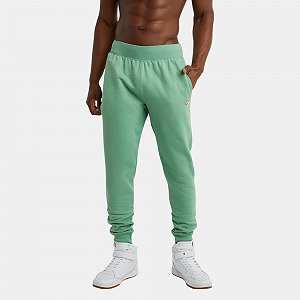 Штаны Champion small logo sweatpants M зеленый - Фото 1