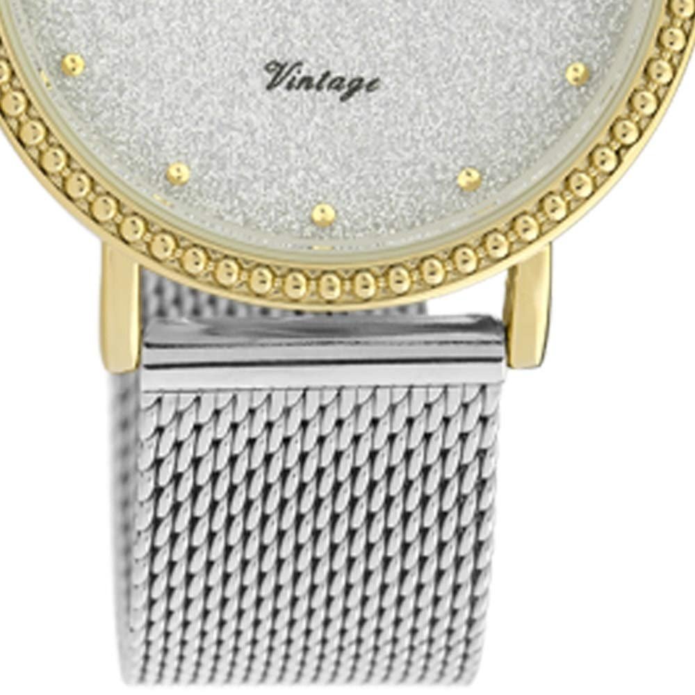 Женские часы Oozoo Vintage C20053 Золотой/серебряный, фото №3 Женские часы Oozoo Vintage C20053 Золотой/серебряный, фото №3