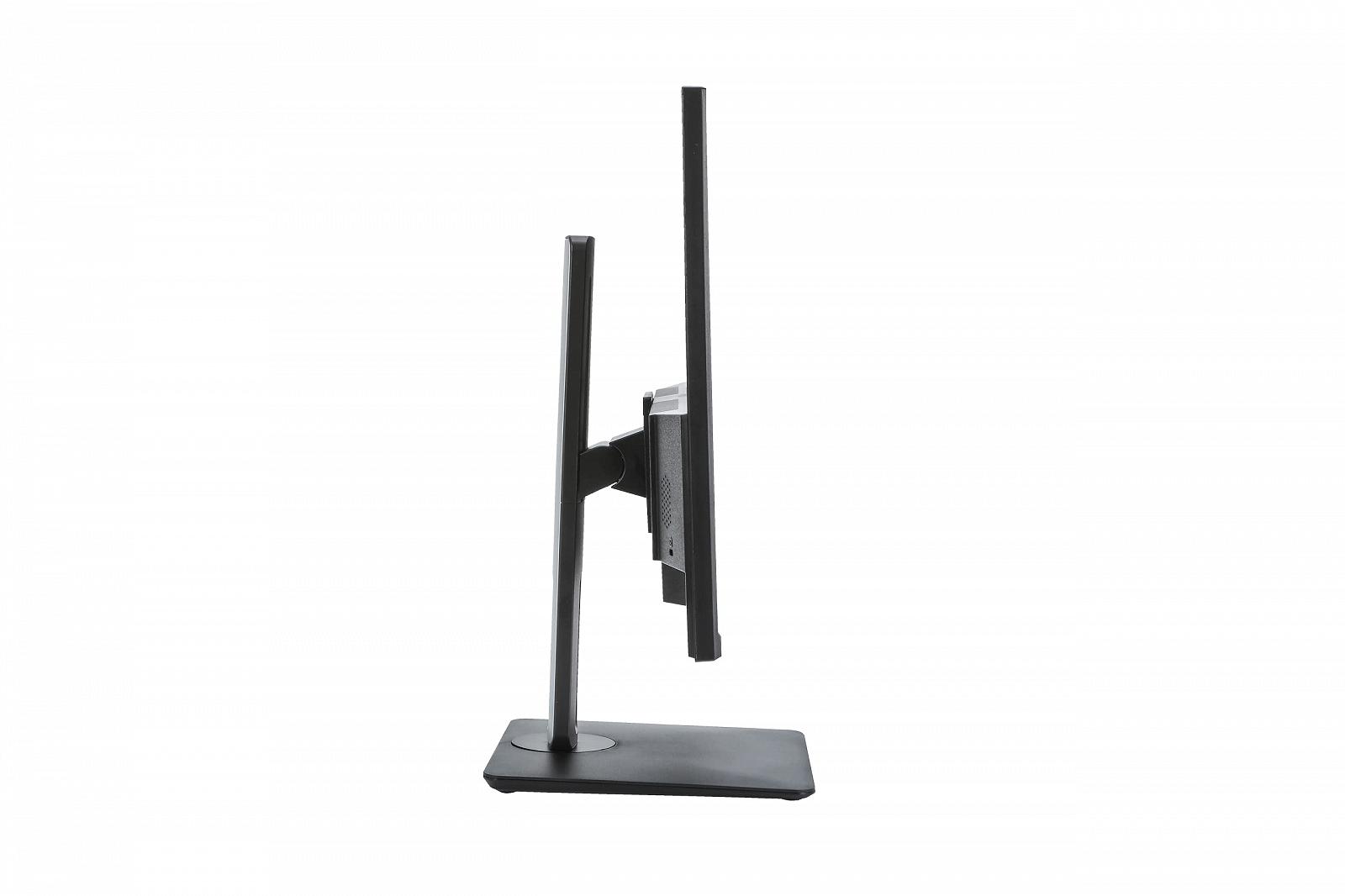 Монітор HANNspree HP246PFB 61 см (24 дюйми) WUXGA 250д HDMI VA DP Динамік VESA Регулювання висоти Нахил Поворот 90° Чорний, фото №7