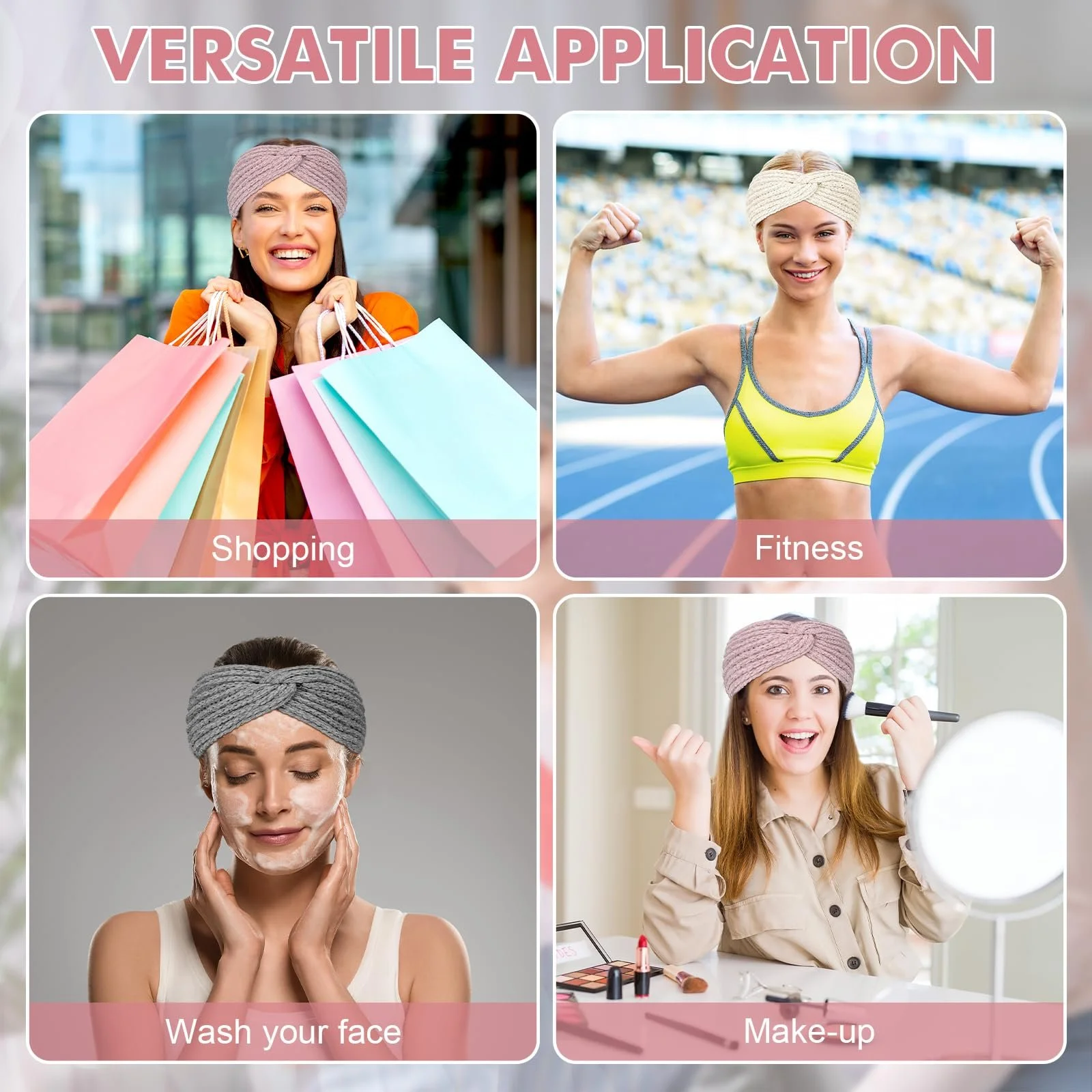 В'язана Пов'язка На Голову, фото №3