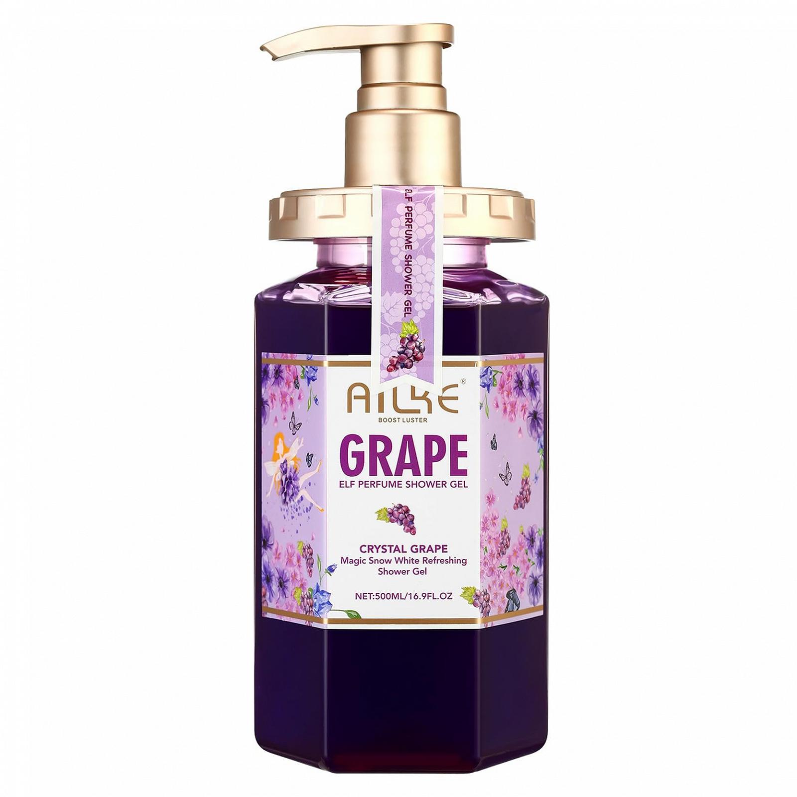 Гель для душу AILKE Grape Elf Perfume 500 мл, фото №1