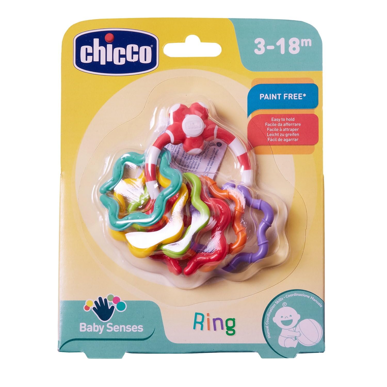 Брязкальце Chicco Baby Senses Rings, фото №1 Брязкальце Chicco Baby Senses Rings, фото №1
