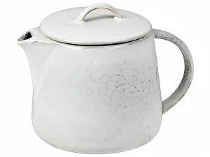 Чайник-заварник Broste Copenhagen Nordic Sand керамічний 11.6 см, кремовий - Фото 1