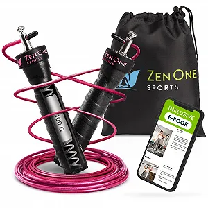 Купити Скакалка ZenOne Sports Speed Rope 3 м Регульована Чорна - Фото 1 Скакалка ZenOne Sports Speed Rope 3 м Регульована Чорна - Фото 1