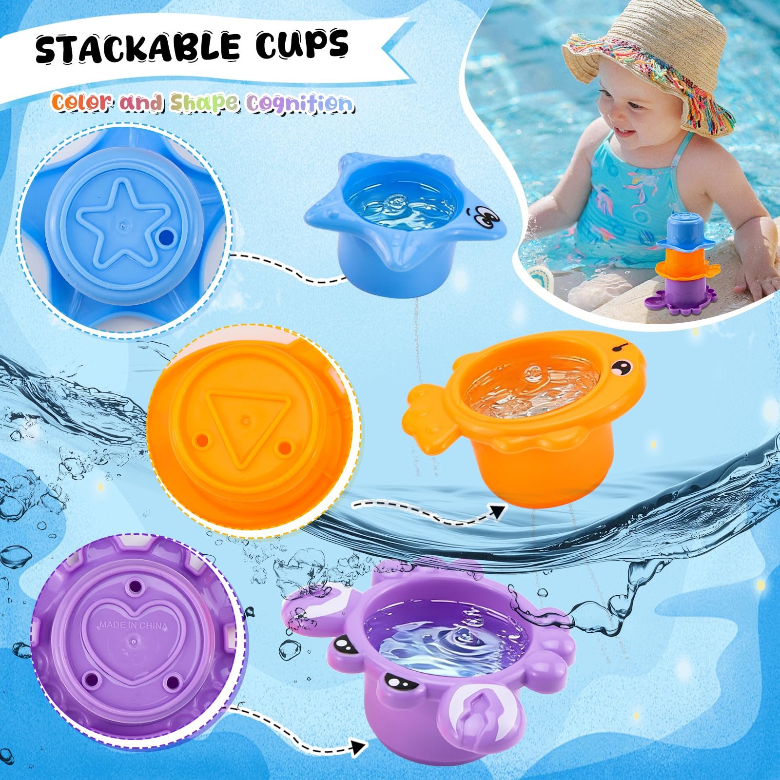 Набор игрушек для ванной., фото №3