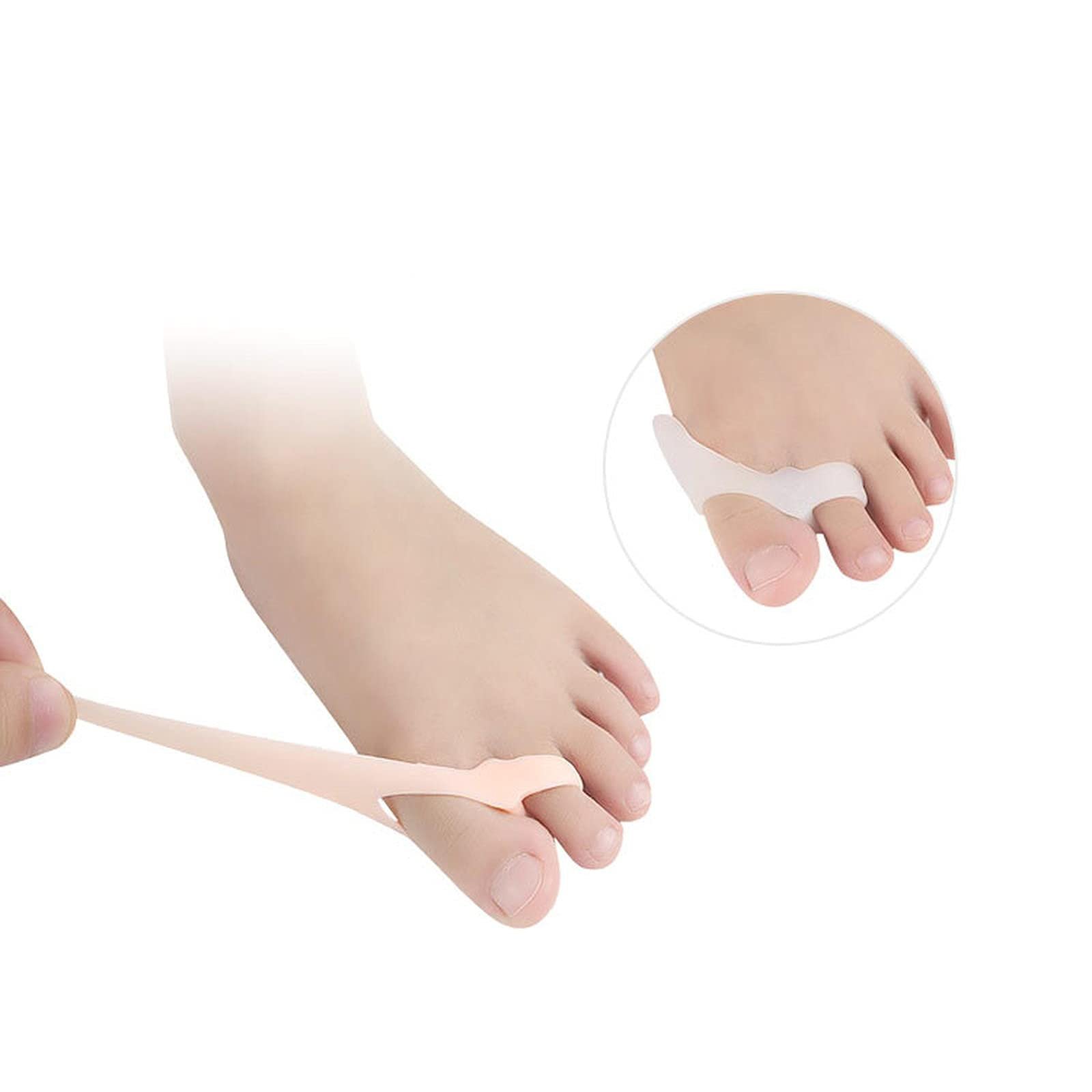 Роздільник для пальців Anjing 5 пар Коректор вальгусної деформації, фото №4