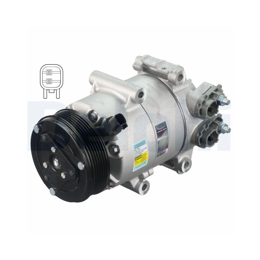 Компресор кондиціонера DELPHI CS20323 для FORD, фото №1 Компресор кондиціонера DELPHI CS20323 для FORD, фото №1
