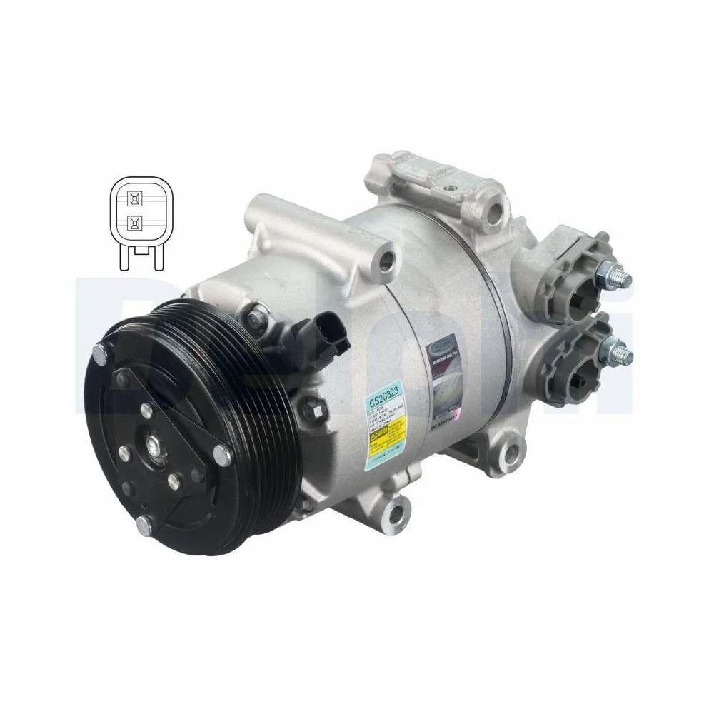 Компрессор кондиционера DELPHI CS20323 для FORD, фото №1