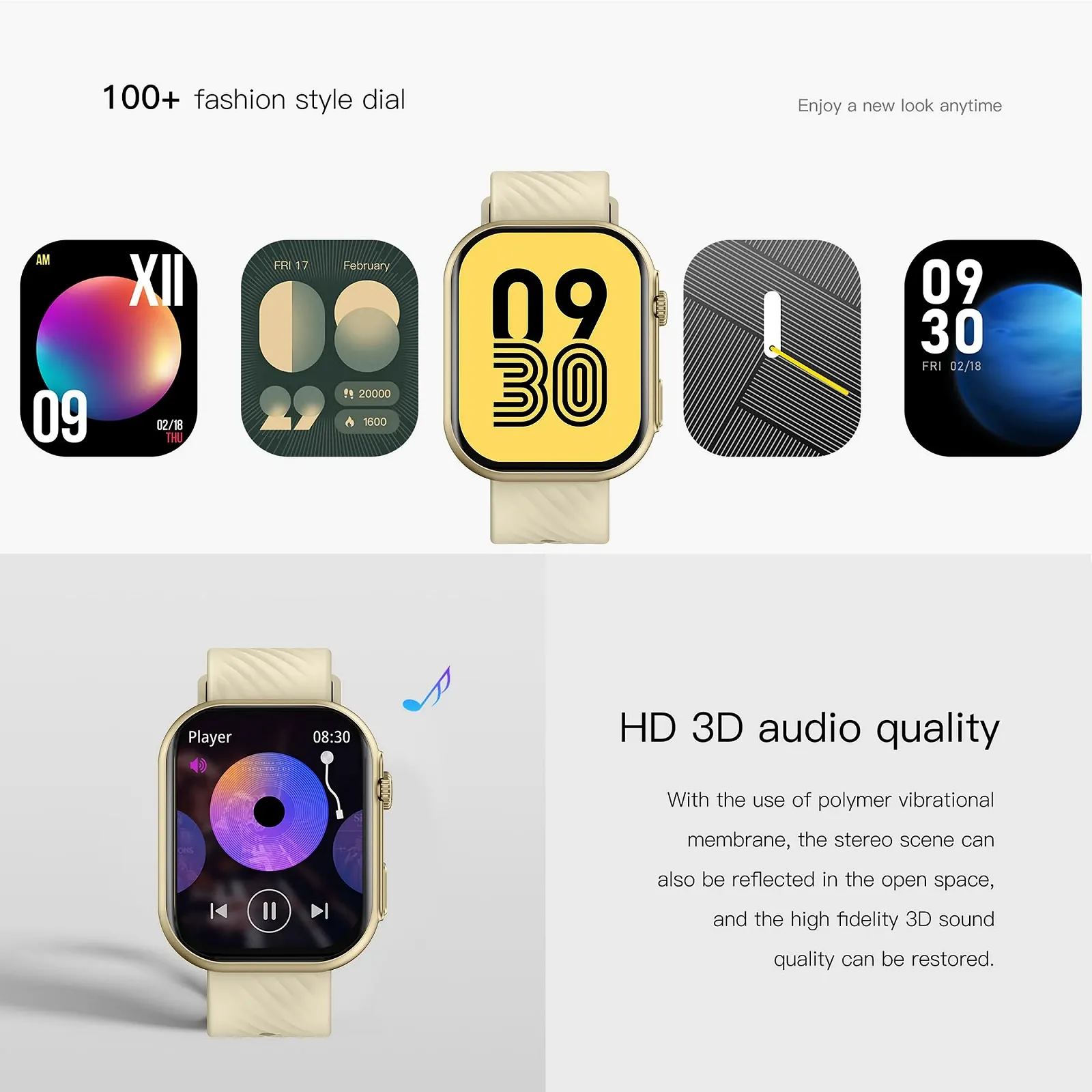 Смартгодинник Жіночий З функцією телефона 5ATM Водонепроникний, фото №5 Смартгодинник Жіночий З функцією телефона 5ATM Водонепроникний, фото №5