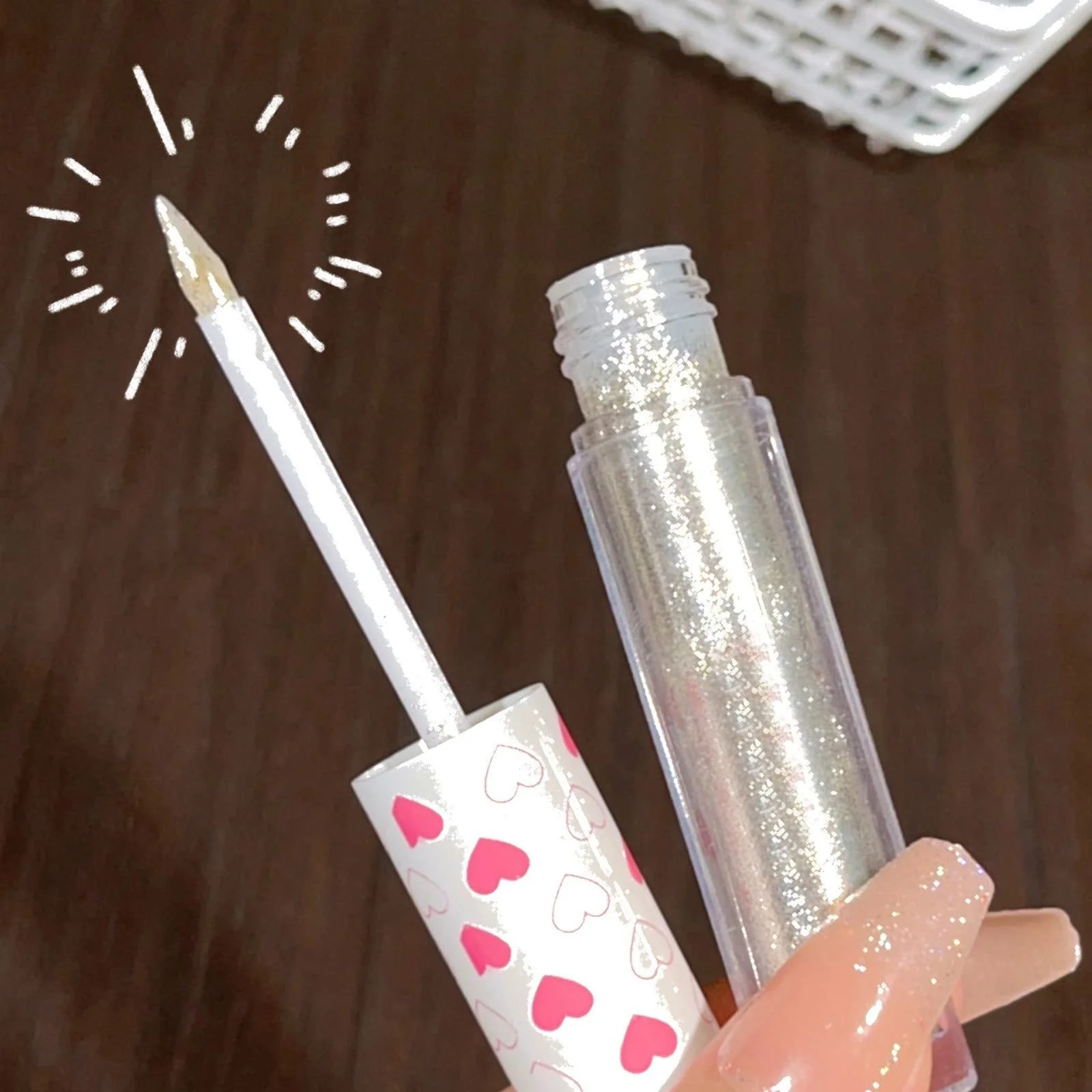 Жидкие Тени для век Chameleon Блестки Металлик, фото №4 Жидкие Тени для век Chameleon Блестки Металлик, фото №4