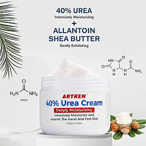 Крем для ног, рук и тела Urea Cream 40% сечовины для удаления мозолей и увлажнения, 150 г synthetic.ua - Фото 1