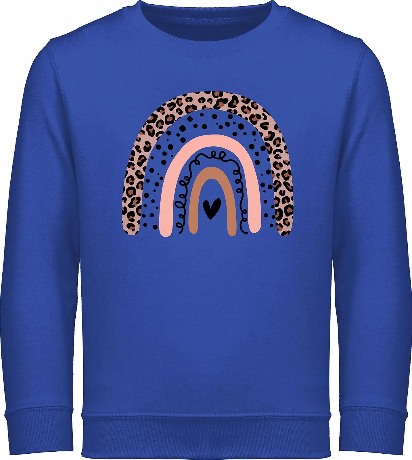 Детский свитшот Shirtracer Богемная одежда - Богемная радуга - Леопард, фото №1