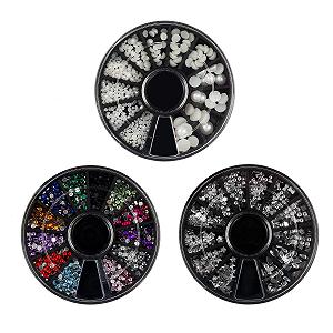 3D Декор для нігтів кристали Блискітки Стрази Різнокольорові synthetic.ua - Фото 1