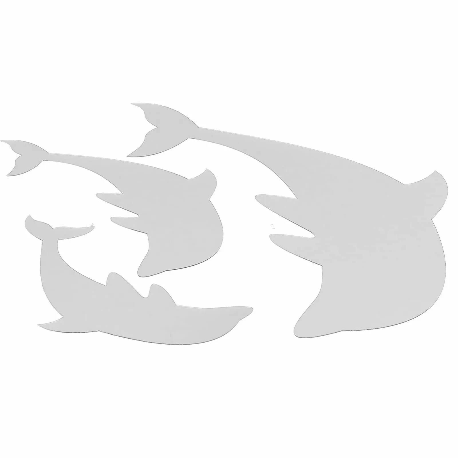 Наклейки на стіну Cute Dolphin Mirror у формі дельфінів Дзеркальні, фото №8 Наклейки на стіну Cute Dolphin Mirror у формі дельфінів Дзеркальні, фото №8