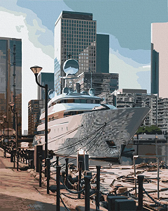 Картина за номерами Канері-Уорф Лондон 40х50 см 11220-AC - Фото 1