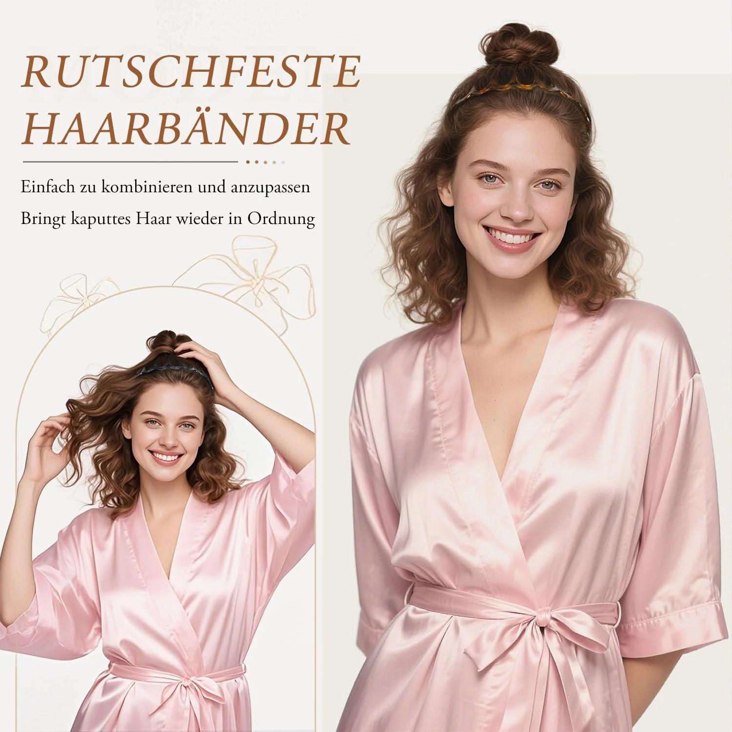 Набір гребінців-обручів для волосся без тиску, фото №2